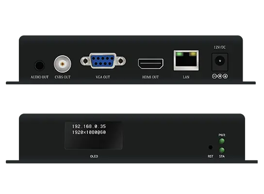 LCD ile 4K HDMI HEVC donanım kod çözücü